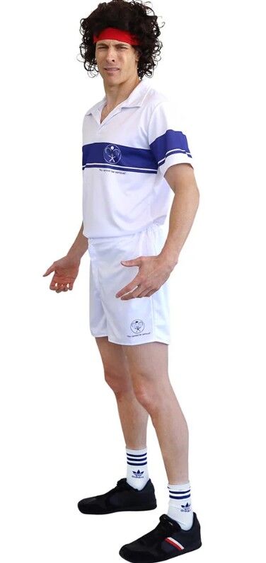 Retro 80s Tennis Player Adult Costume