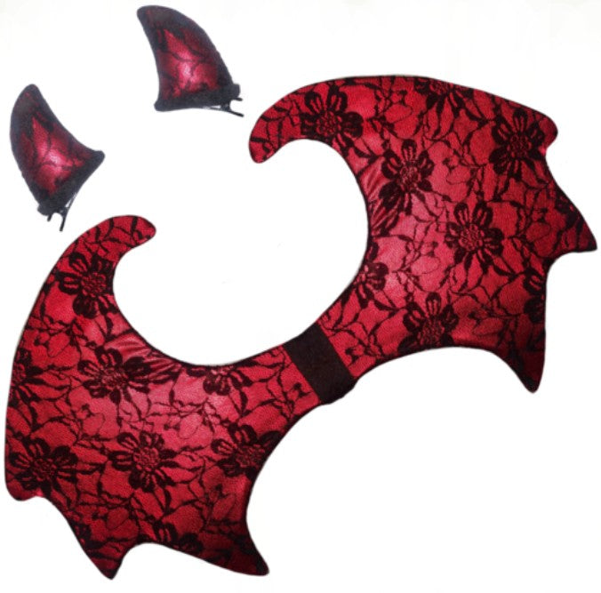 Deluxe Devil Wing & Horns Set