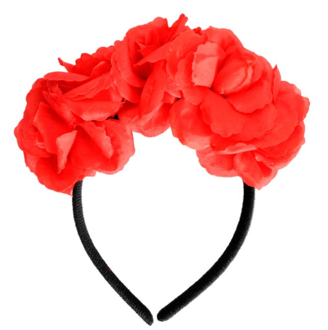 Deluxe Rose Day of the Dead Headband
