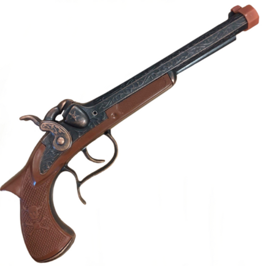 Cap Gun - Brown Diecast Metallic