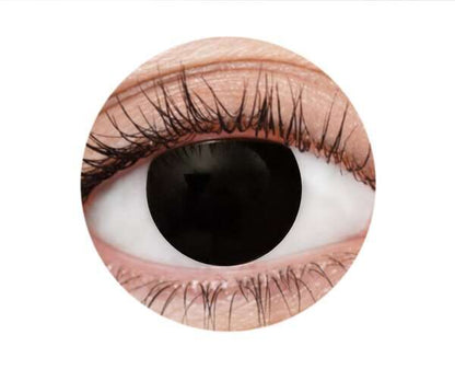 Black Witch Contacts - 12 Month Use Contact Lenses