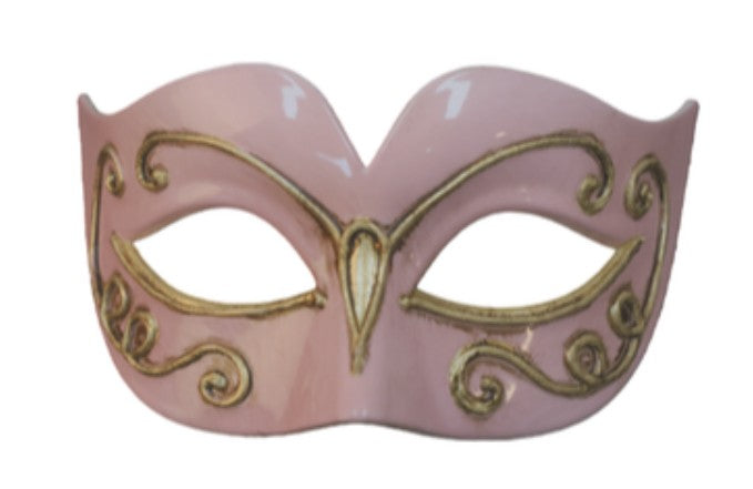 Elegant Dusky Pink Masquerade Eye Mask