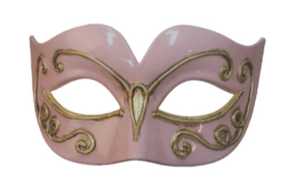 Elegant Dusky Pink Masquerade Eye Mask