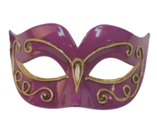 Elegant Lavender Gold Masquerade Eye Mask