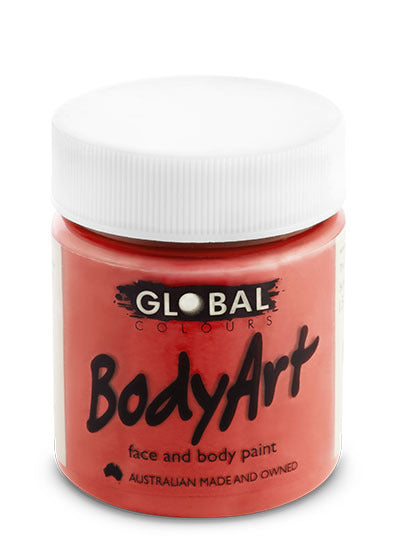 Global Face & Body Paint - Brilliant Red 45ml Tub