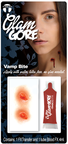 Glam Gore 3D FX Tinsley Vamp Bite with Blood