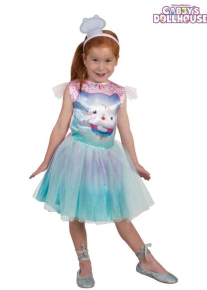 Gabby's Dollhouse Cakey Cat Kid's Costume
