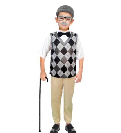 Old Man 100 Days Kid's Costume