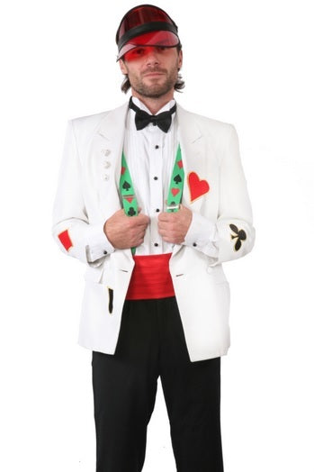Card Dealer - Suit 2 Hire Costume*