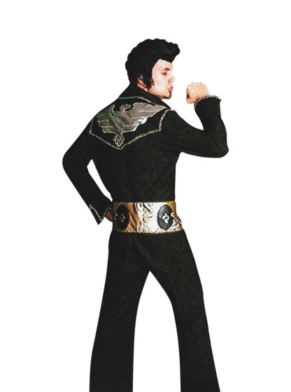 Elvis - Black Hire Costume*