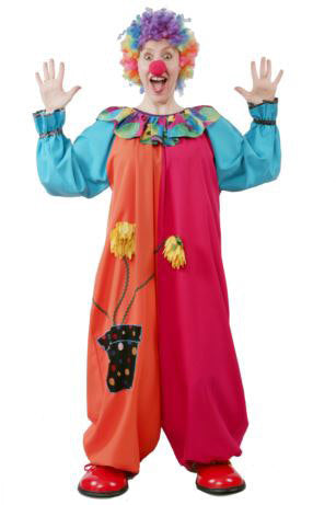 Clown Jumpsuit 1 Hire Costume*