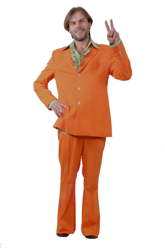 1970s Prom Suit - Orange Hire Costume*