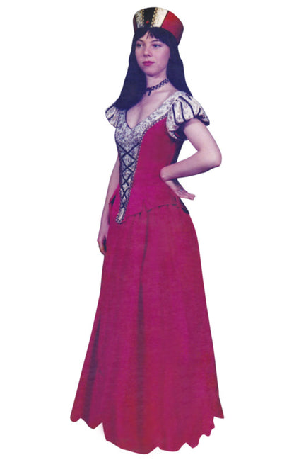 RenaissanceQueen - Red Satin 2 Piece Hire Costume*