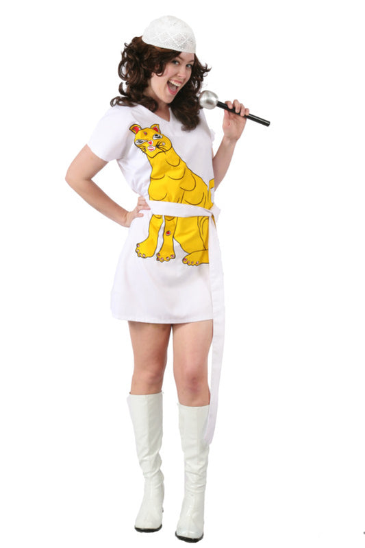 Abba 1970s Disco Cat Dress - Frida Hire Costume*