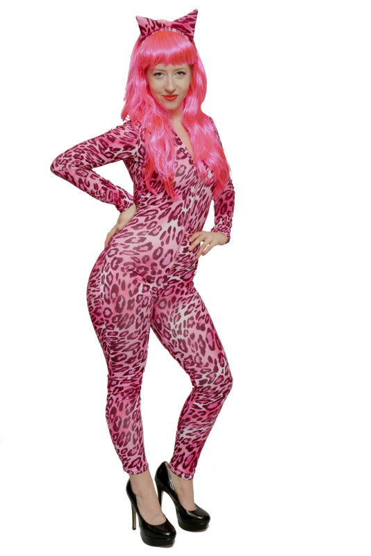 Sexy Pink Leopard - Nicki Minaj Hire Costume*