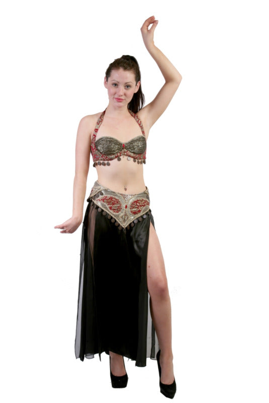 Bikini Genie - Red & Gold Hire Costume*