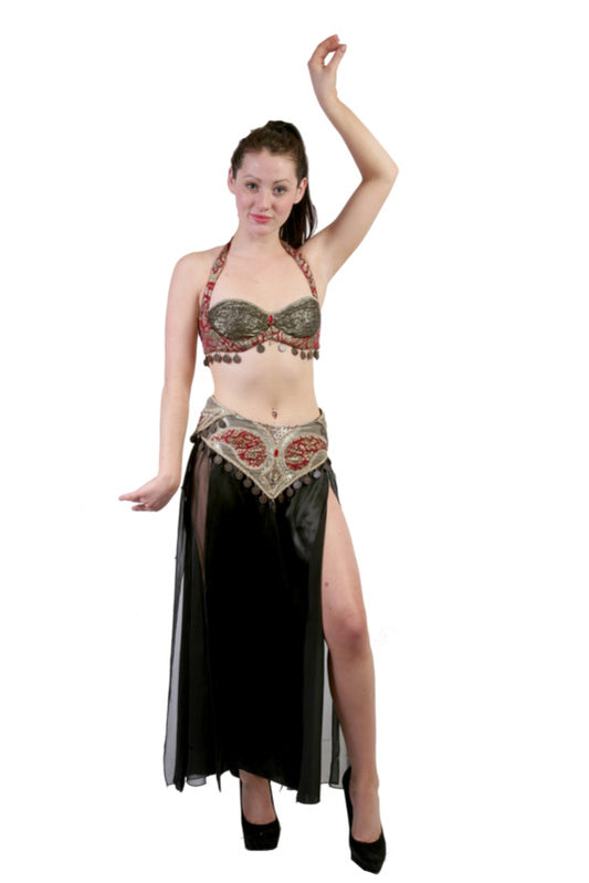 Bikini Genie - Red & Gold Hire Costume*