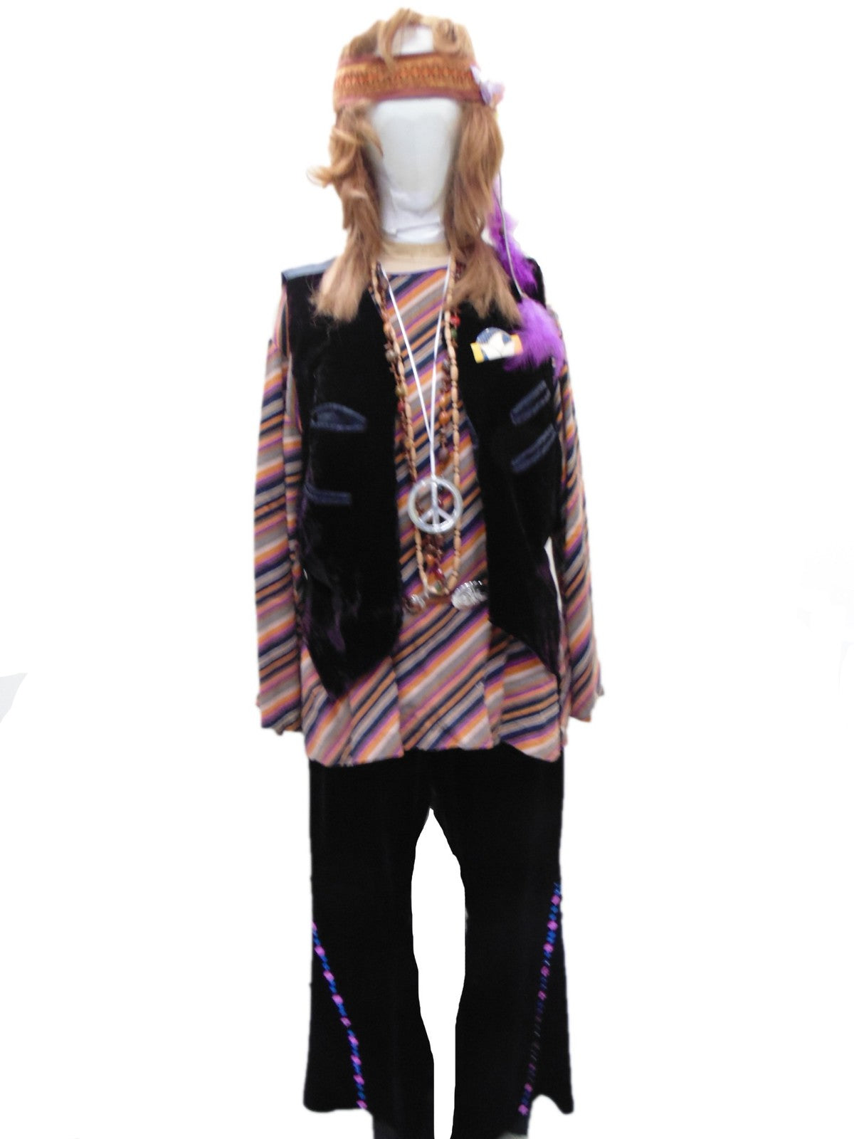 Black Velvet Hippie Hire Costume*