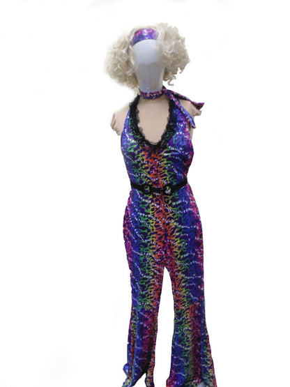 Jumpsuit - Multicolour Animal Print Hire Costume*