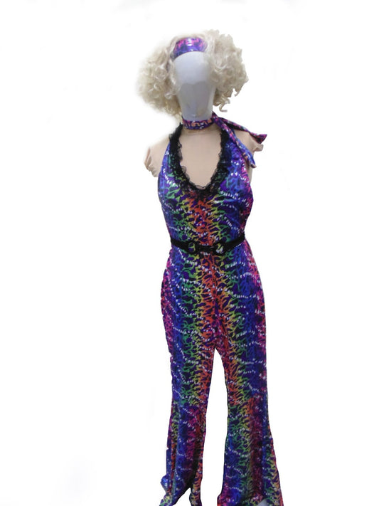 Jumpsuit - Multicolour Animal Print Hire Costume*