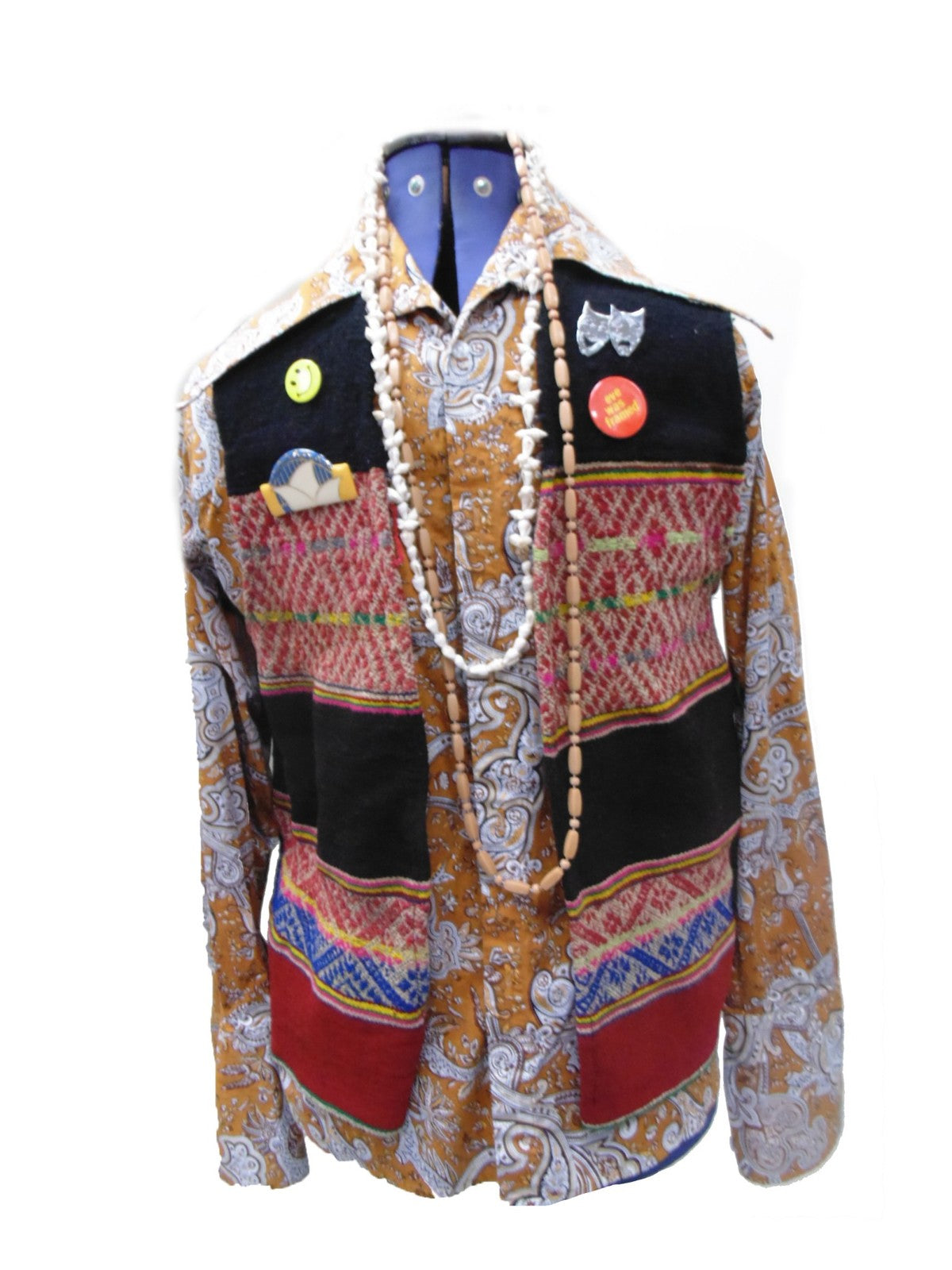 Hippie - Brown Batik Hire Costume*