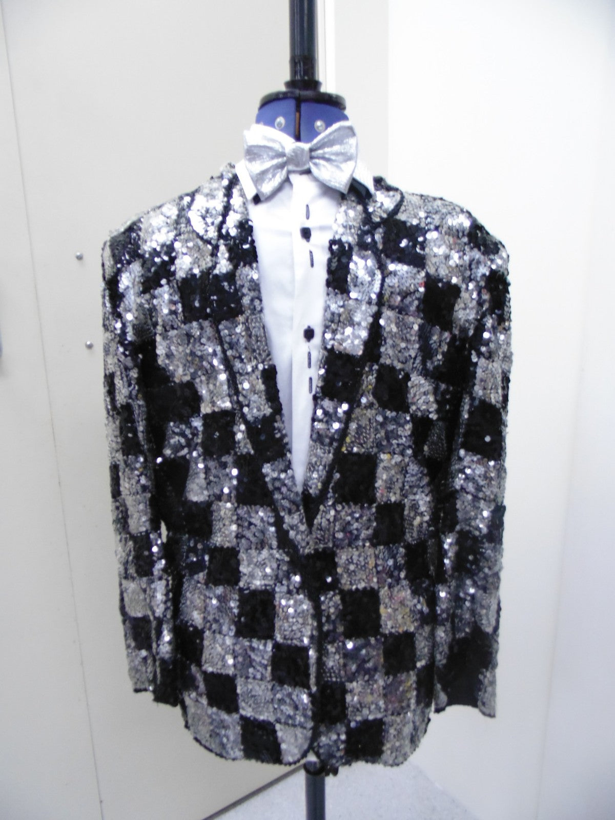 1950s - 1960s Checked Sequin Jacket Hire Costume*