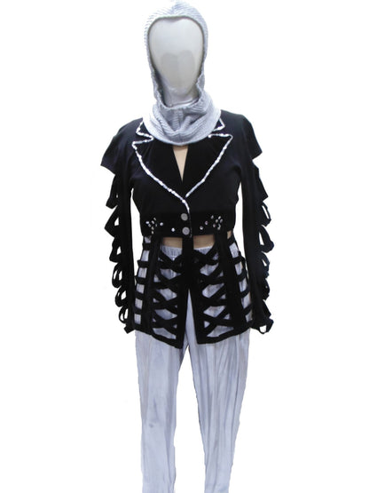 Space Girl - Black Cage Jacket Hire Costume*