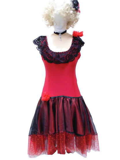 Spanish Dress - Organza Overlay Hire Costume*