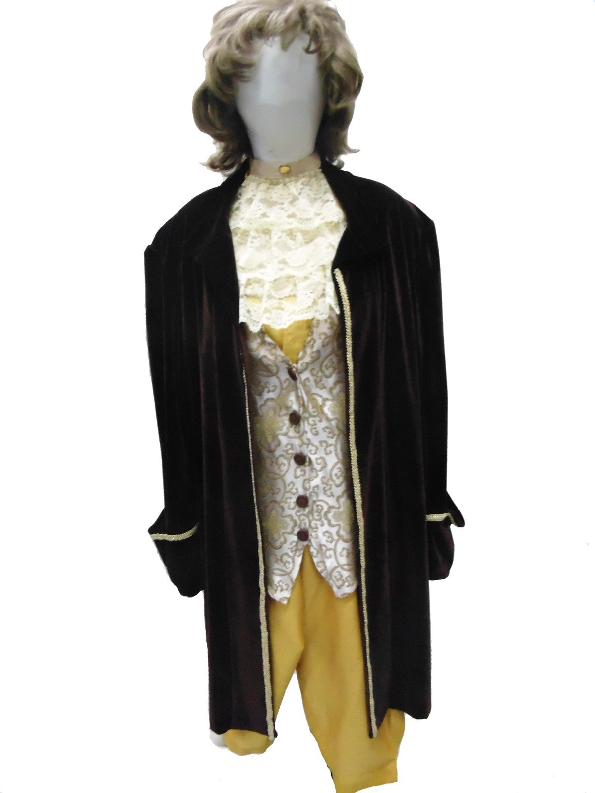 Renaissance Gentleman - Brown & Gold Hire Costume*
