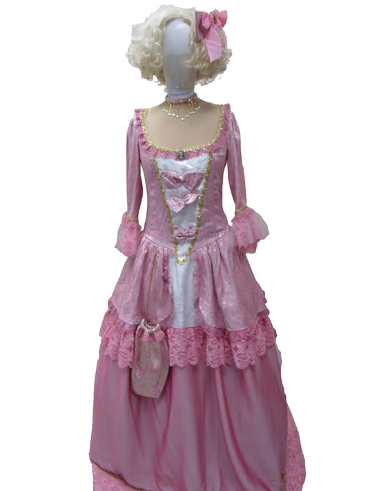Marie Antoinette - Long - Dusky Pink Hire Costume*
