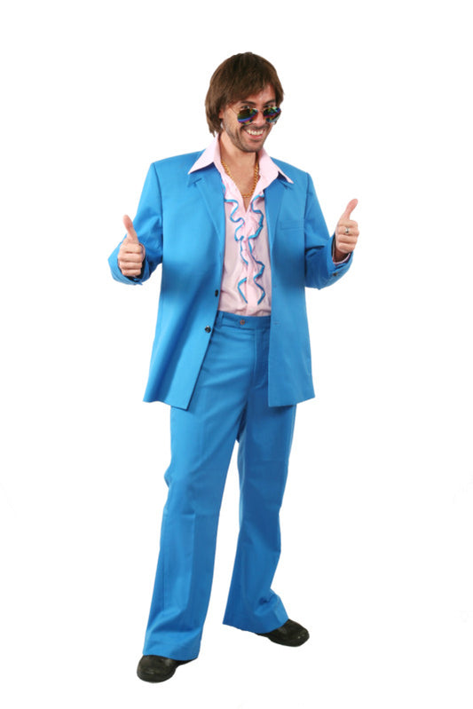 Retro Prom Suit - Blue Hire Costume*