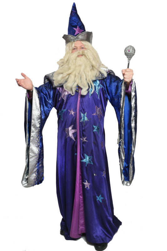 Wizard - Deluxe Blue Hire Costume*