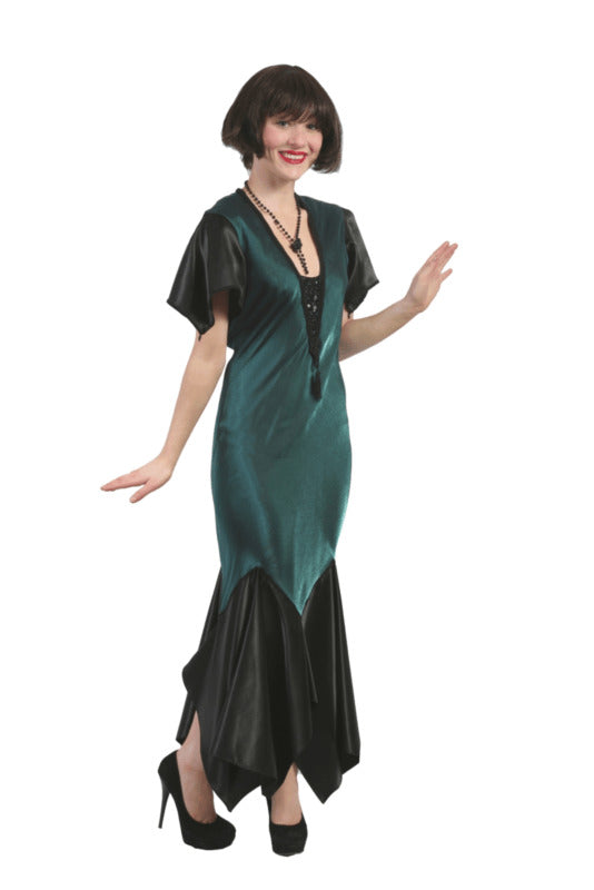 Long Green Cocktail Hire Costume*
