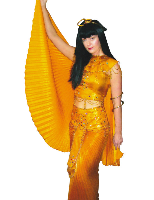 Golden Cleopatra Hire Costume*