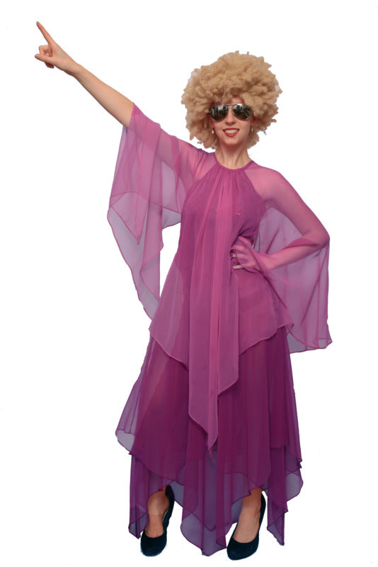 Disco Studio 54 Maxi Dress Hire Costume*