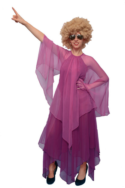 Disco Studio 54 Maxi Dress Hire Costume*