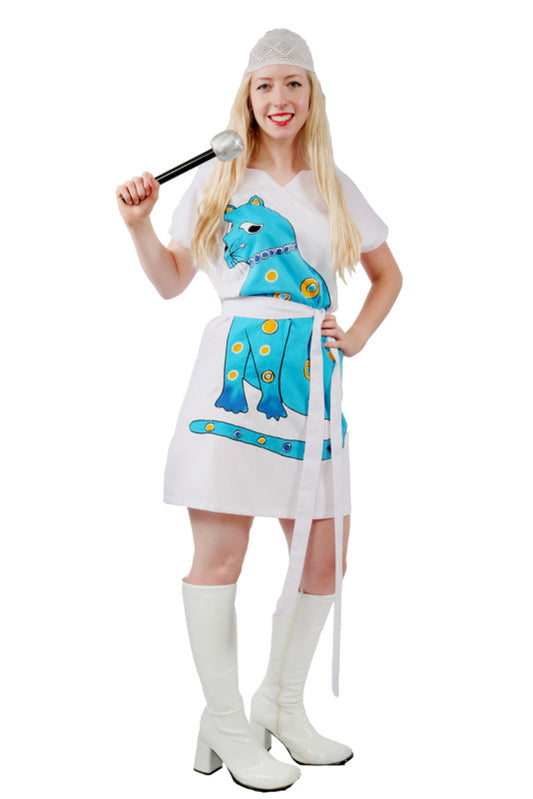 Abba 1970s Disco Cat Dress - Anna Hire Costume*