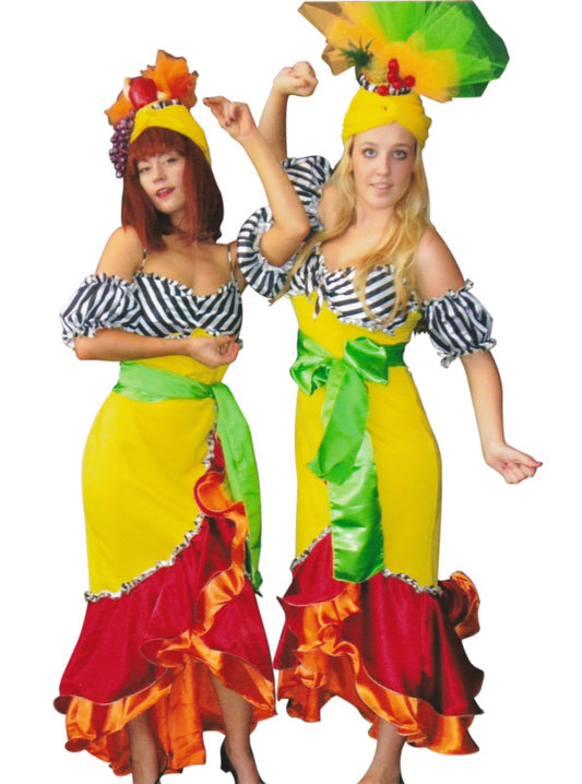 Brazilian Carmen Miranda - Carnivale - Yellow Hire Costume*