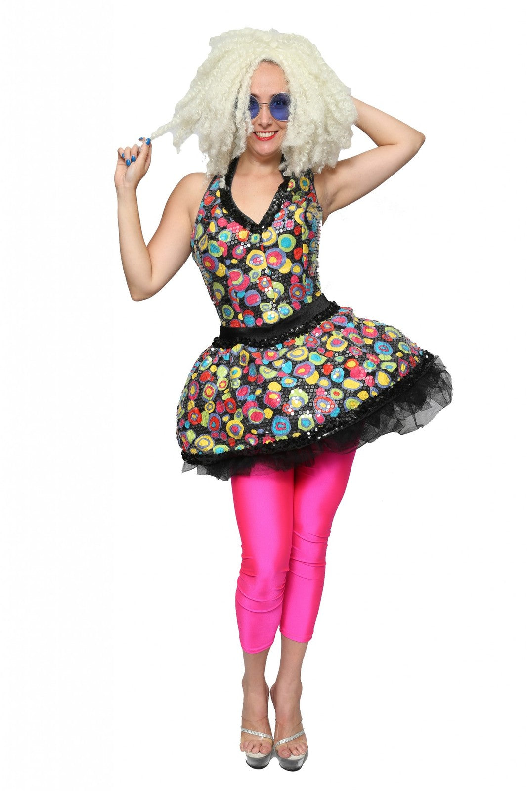 Crazy Diva - Circles & Sequins Tutu Set Hire Costume*