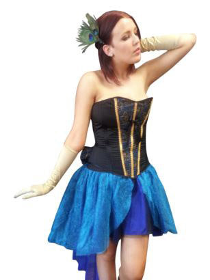 Burlesque Peacock Hire Costume*