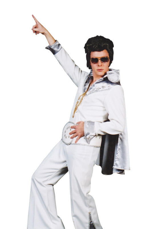 Elvis - White & Silver Hire Costume*