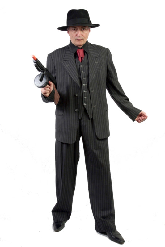 Gangster 3 Piece Suit Hire Costume* 5