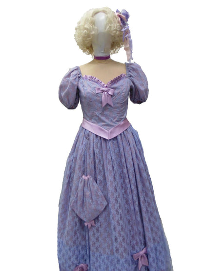 Victorian Costume - Lavender Lace Hire Costume*