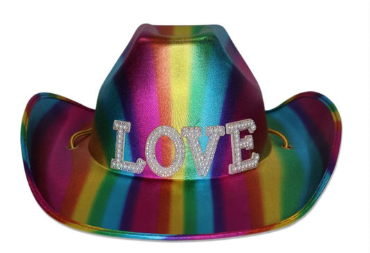Cowboy Hat - Rainbow Love