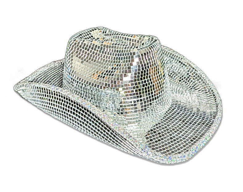 Deluxe Mirror Ball Cowboy Hat