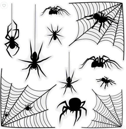 SALE:  Spooky Spider Window & Wall Art