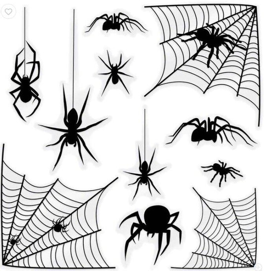 SALE:  Spooky Spider Window & Wall Art