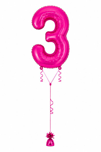Jumbo Number Balloons - 86cm