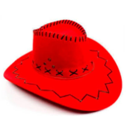 Jessie Style Red Cowgirl Hat