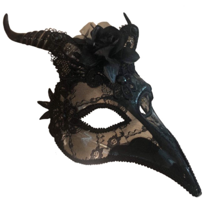 Lilith Gothic Victorian Masquerade Mask